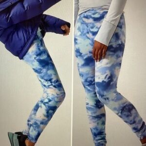 Athleta Girls high rise chit chat leggings sz M 8/10